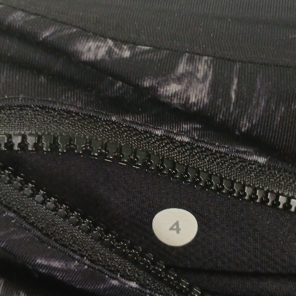 Lululemon Athletica Speed Tight II Leggings Arsenal Ambient Gray Black Size 4 - Picture 11 of 11